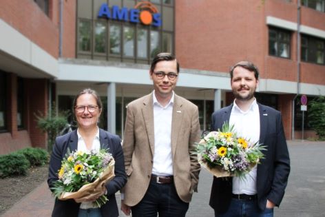 Sebastian Körner und Daniela Laatz bilden die neue Krankenhausleitung der AMEOS Klinika in Holstein.