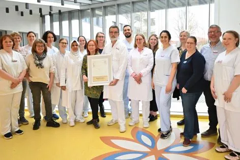 Allgemeine Klinik in Bad Segeberg als babyfreundliches Krankenhaus zertifiziert.