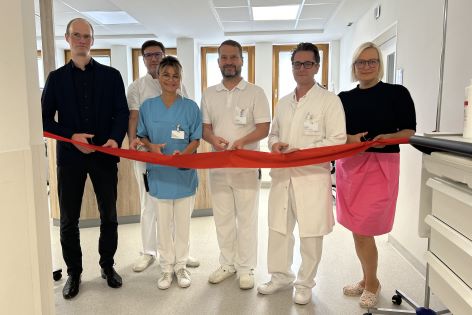Zentrale Notfallaufnahme (ZNA) im Regio Klinikum Elmshorn nach umfangreichen Sanierungsarbeiten feierlich eingeweiht.